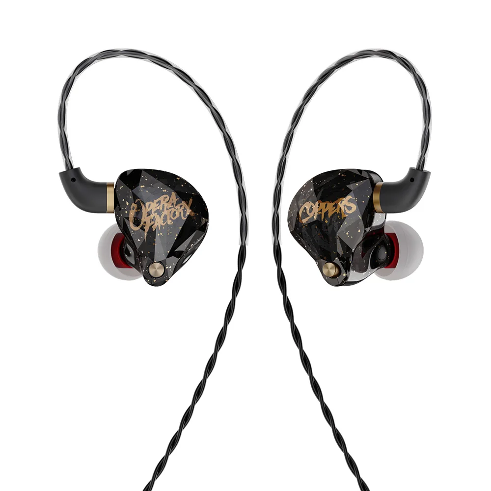 

AK OperaFactory OS1 In-ear Monitor 10MM Graphene Diaphragm Dynamic Earphone HIFI Bass Pop Headset Earbud Headplug 5N OFC Cable