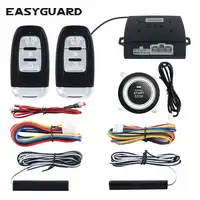 品質 EASYGUARD ユニバーサル pke 車の警報システムパッシブキーレスエントリーシステムとプッシュボタンスタート/ストップリモートエンジンスタート dc12V
