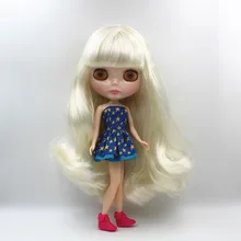 Большая скидка RBL-461 DIY ню Blyth кукла подарок на день рождения для девочек 4 цвета большие глаза куклы с красивые волосы милые игрушка