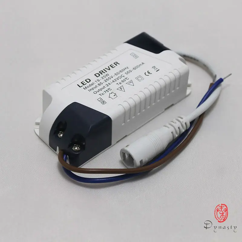 

LED Driver 1-25W Lighting Transformer AC85-265V Output 250-600mA DC24-42V High Quality Power Supply LED Fixture Dynasty Lights