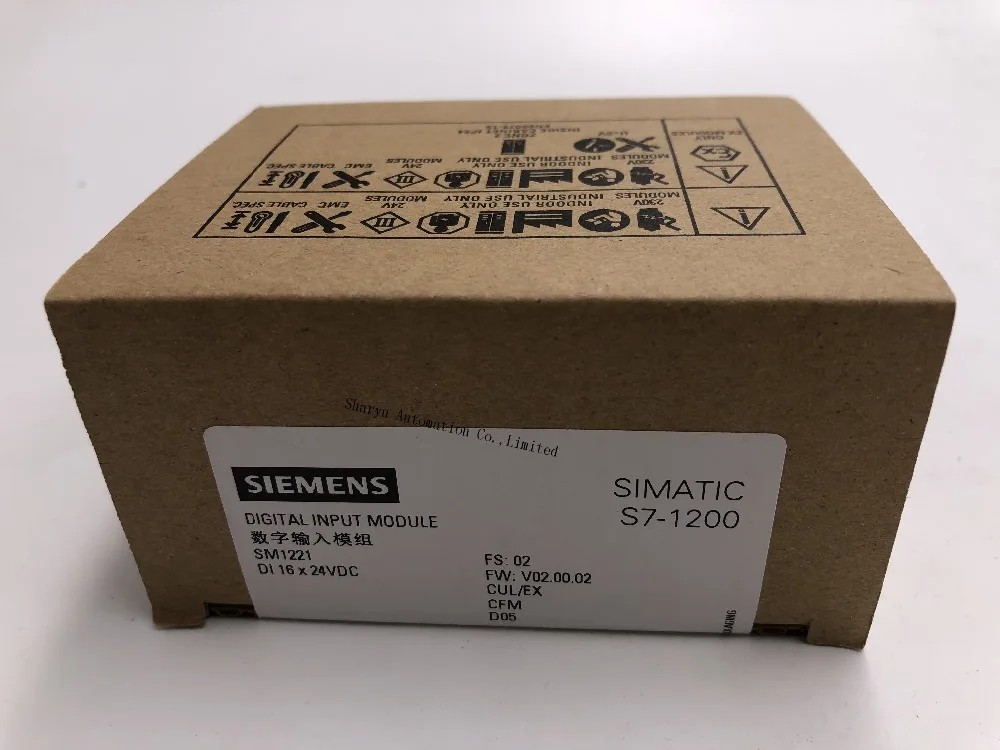 SIMATIC S7-1200, цифровой вход SM 1221 модуль 6ES7221-1BH32-0XB0, 6es7221-1bh32-0xb0 1200 модуль, 16DI, 24VDC, раковина/источник