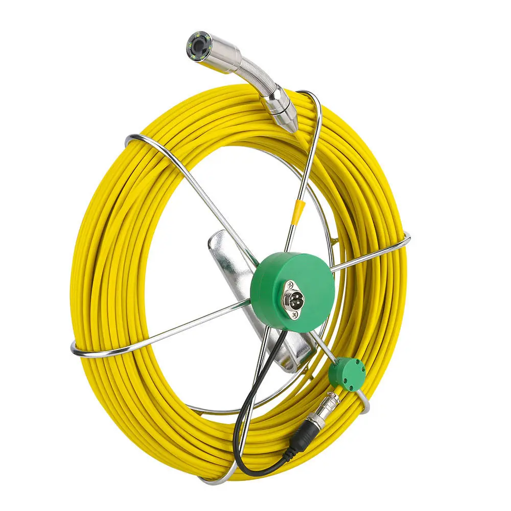 10 /9 Wifi Câmera de Vídeo Inspeção da Tubulação de Esgoto de Drenagem Pipeline Vídeo Industrial Endoscópio Serpente 1000 Câmera Tvl 20 M-50 Metros 12 Câmeras de vigilância