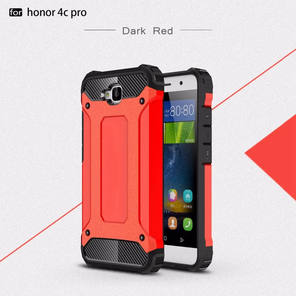 

Newest Fashion For Huawei Honor 4C Pro Hybrid Armor Phone Case 4C Pro Silicone TPU + Hard PC Cover Cases For Huawei Honor 4C Pro