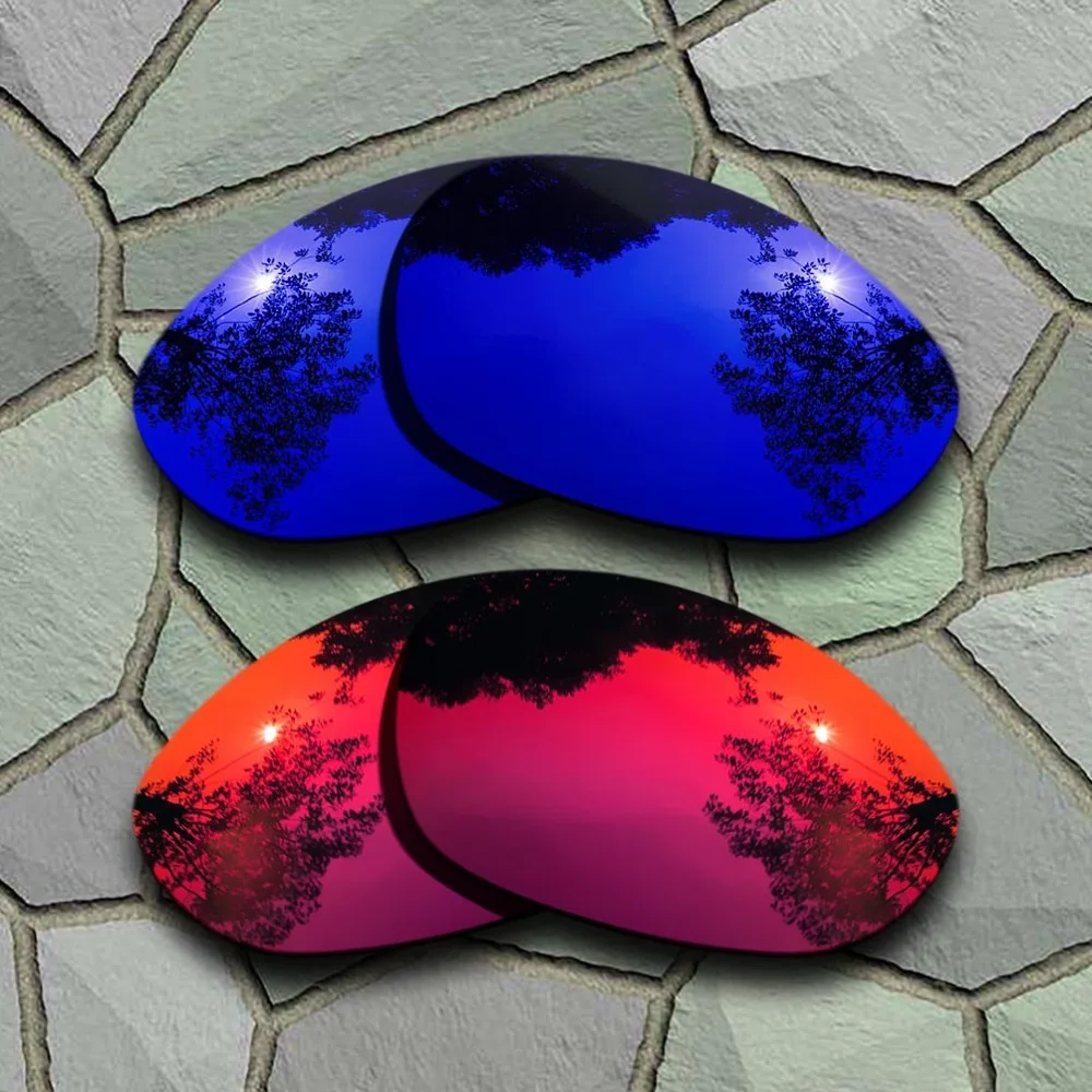 Violet Blue&Violet Red Sunglasses Polarized Replacement Lenses for Oakley X Metal XX