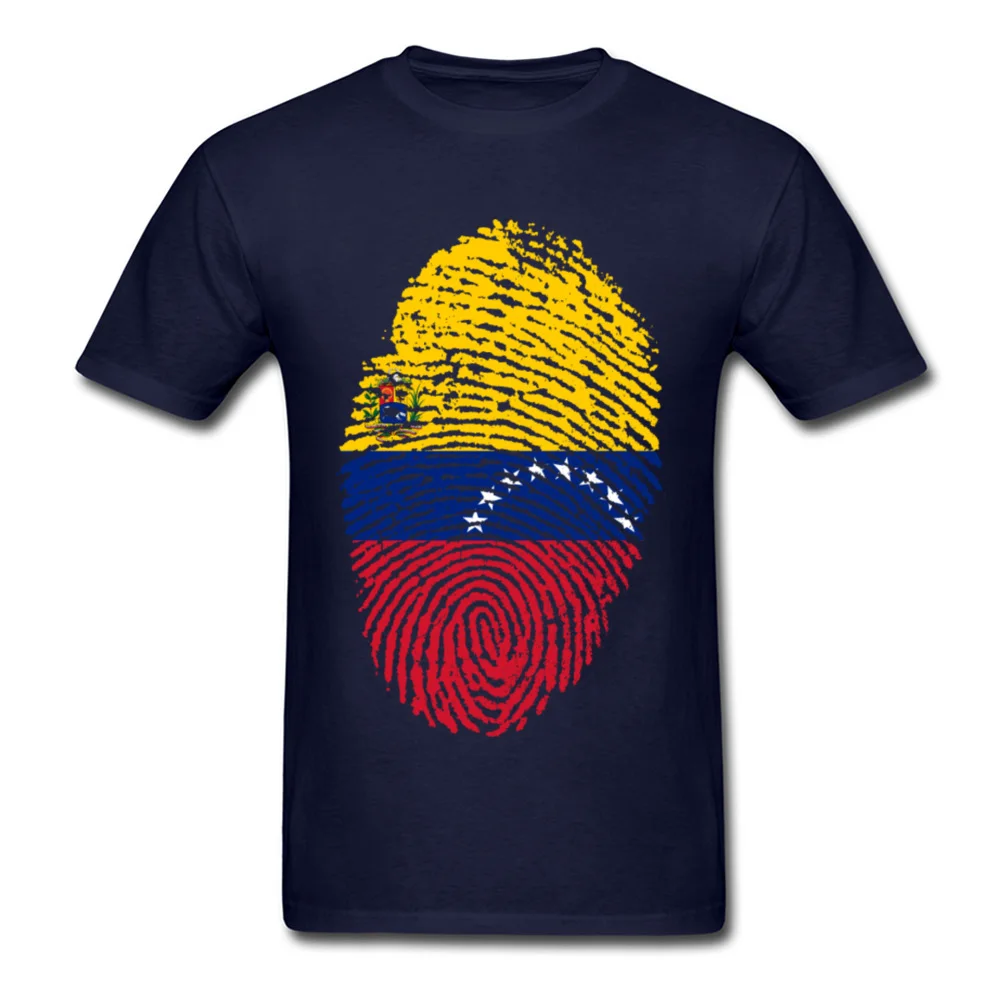 Venezuela Flag Fingerprint_navy