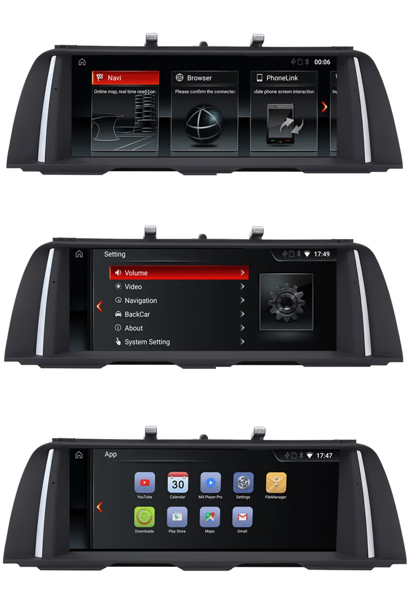 Discount COIKA Android 8.1 System Car Video Player For BMW F10 F11 GPS Navi Multimedia WIFI BT AUX 2+32G RAM IPS Touch Screen USB Carplay 9
