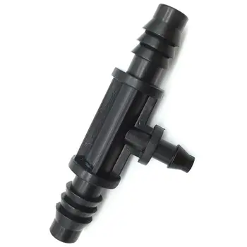 

SDFC-10 Pcs Tee Connector Use In The 8/11mm Tube Change In 4/7mm Barbed Connector Pipe Tee Garden Watering Irrigation