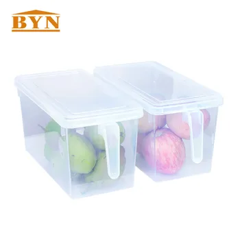 

2PCS/PACK Kitchen Fruits Storage Rack Organizer Multi-functional Vacuum Storage Basket Organizer For Food Storage DQ9021-1