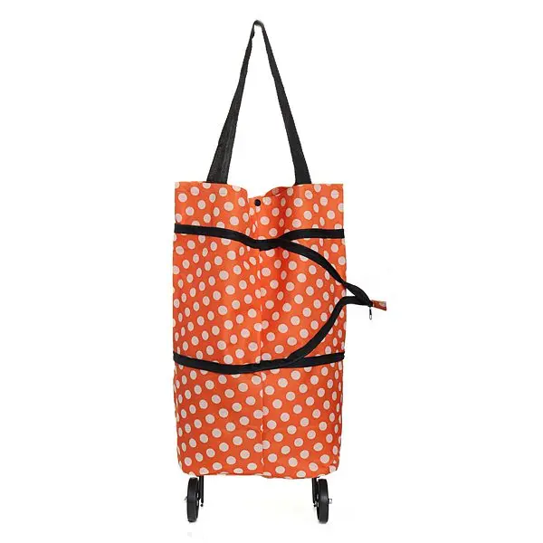 Большая легкая коляска колесная Складная хозяйственная сумка на колесиках