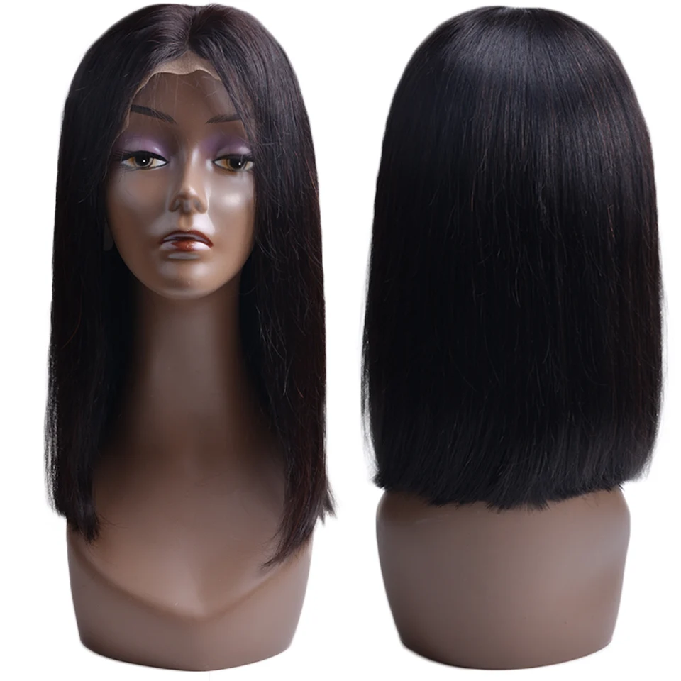 

Brazilian Human Hair Wig Short Bob Lace Human Hair Wigs With Baby Hair 613 Lace Front Human Hair Wigs