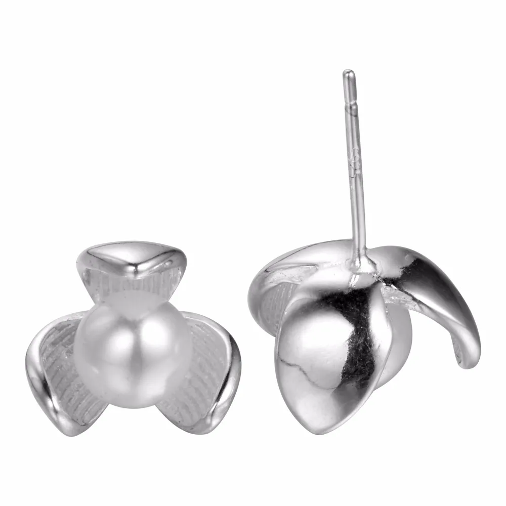 QIAMNI-925-Sterling-Silver-Round-Flower-Imitation-Pearl-Stud-Earrings-for-Women-Girls-Wedding-Jewelry-Christmas