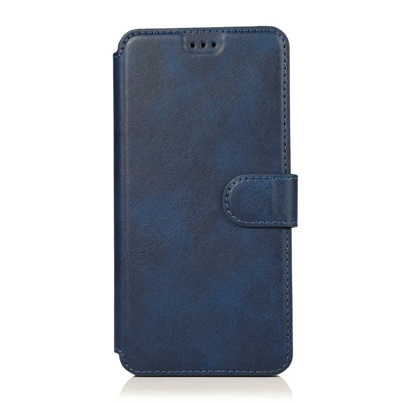 Кожаный флип-чехол для телефона huawei P30 P20 mate 20 lite P30 P20 mate 20 Pro P smart P smart Plus чехол Coque Funda etui - Цвет: Синий