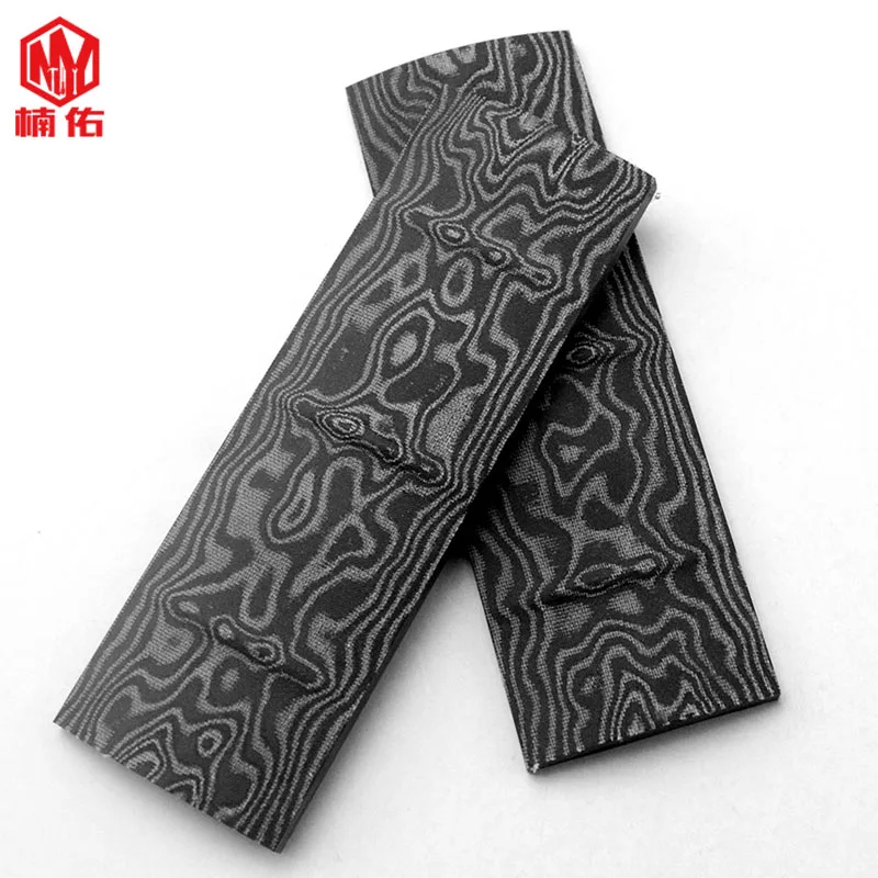 

EDC High Quality Knife Handle Accessories CNC Machining Tool Holder Bamboo Profile Design Handle DIY Tool Material