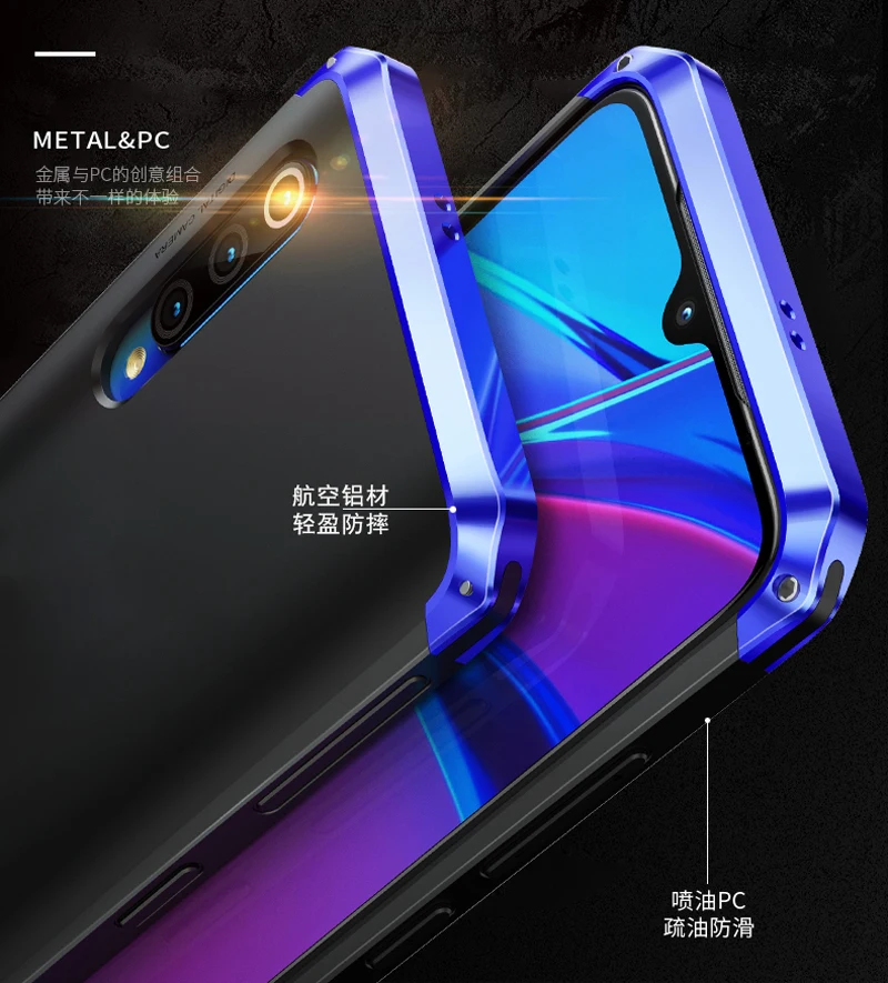 Роскошный металлический чехол-бампер для Xiaomi Mi9, чехол для Xiaomi Mi 9 se 360, ударопрочный жесткий чехол для задней панели из поликарбоната для Xiami Xiaomi Mi 9, Чехлы, Броня etui