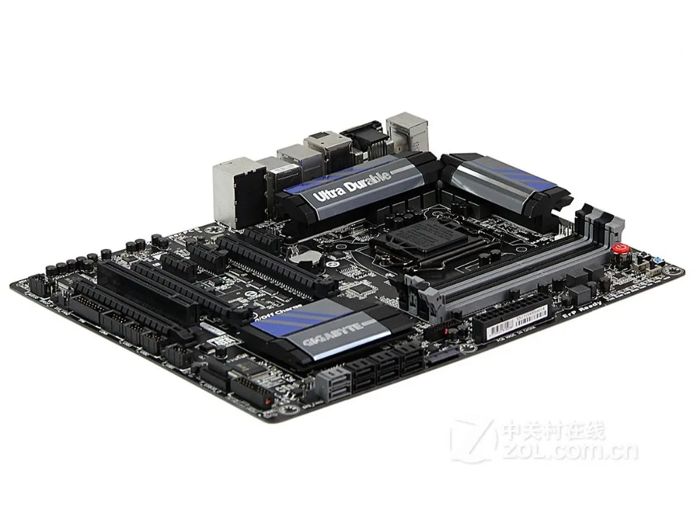 Excellent Gigabyte GA-Z87X-UD3H Desktop Motherboard Z87X-UD3H Z87 LGA 1150 Core i7 i5 i3 DDR3 32G SATA3 USB3.0 VGA DVI HDMI DP E-Sata ATX 2