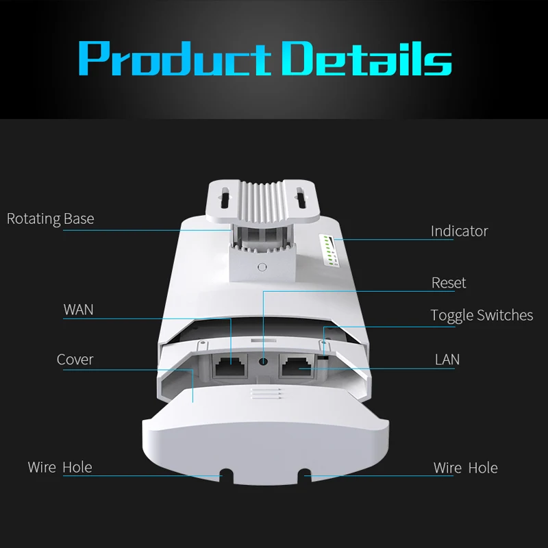 

New Hot Wireless Wifi Bridge 5.8G Access Point CPE Router Extender Bridge NV99
