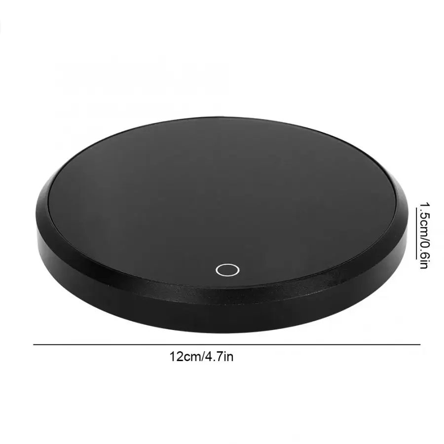 15W Smart Touch Heating Insulation Base Glass Teapot Heater Coffee Milk Juice Warmer Holder Office Water Cup Thermostat
