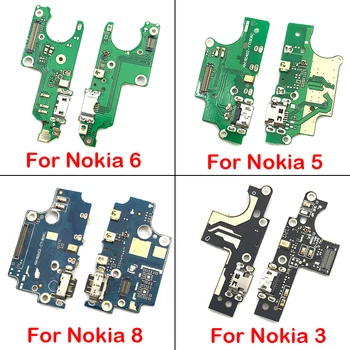 

Dock Connector Micro USB Charger Charging Port Flex Cable Microphone Board For Nokia 1 2 3 5 6 7 8 X5 X6 X7