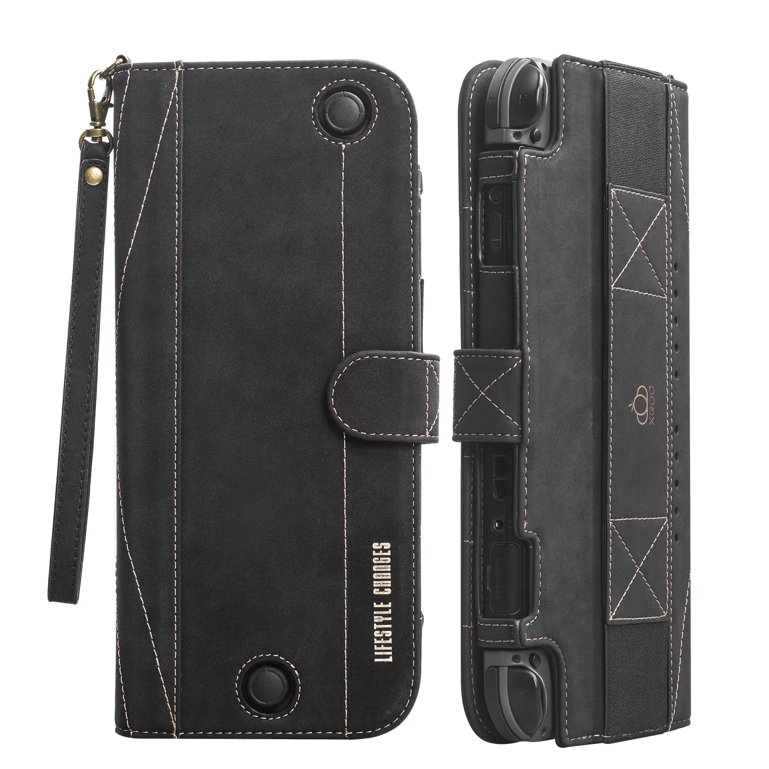

Nintendo switch case SN leather case new protective shell game handle split bag