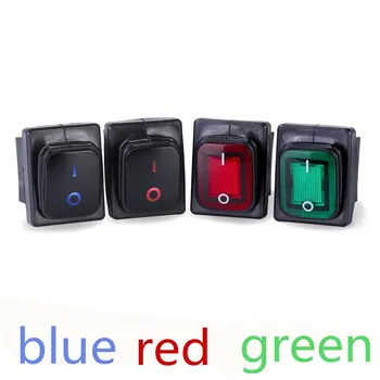 

Line switch waterproof switch high current two gears four feet button switch silver point seesaw structure Button switch
