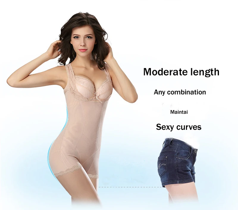Fajas Modeladoras Reductoras Mujer, модный корректирующий корсет для тела, нижнее белье для тренировок, Кружевное боди с открытым сиденьем, женский пояс, Новинка