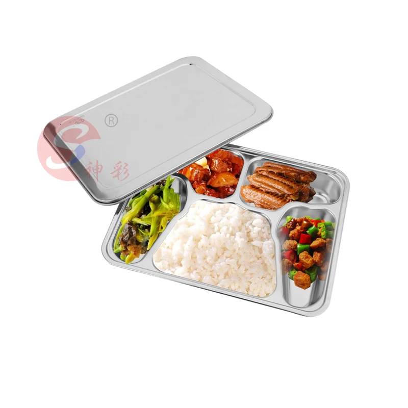Buy 5 Compartment Stainless Steel Food Storage