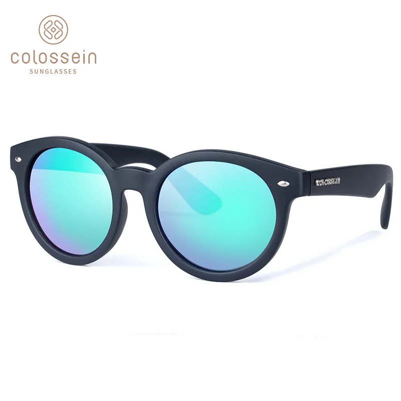 

COLOSSEIN Sunglasses Women Polarized Fashion Sun glasses Retro Round Polarized Lens Eyewear Adult Popular 2018 Holiday Glasses