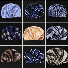 

Vangise Mens Pocket Squares Dot Pattern Blue Handkerchief Fashion Hanky For Men Business Suit Accessories 22cm*22cm