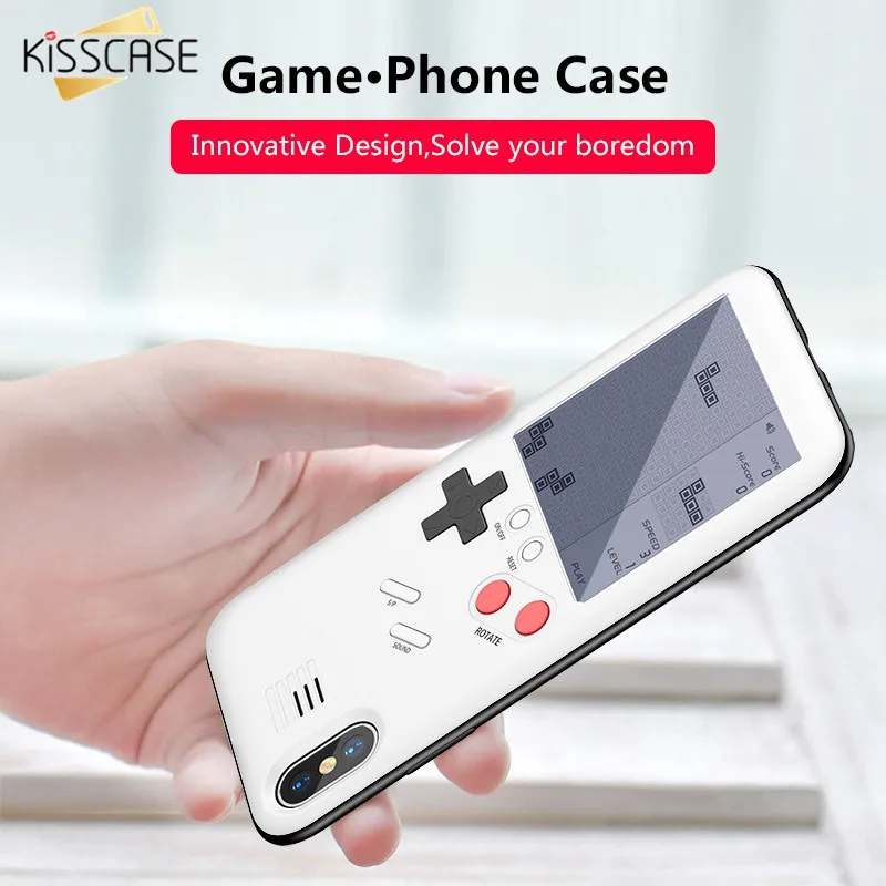 

KISSCASE Tetris Phone Case For iPhone 7 Plus 8 Multi Functional Game Box Case For iPhone X 6S 6 Plus 6 S Coque Fundas Capinhas