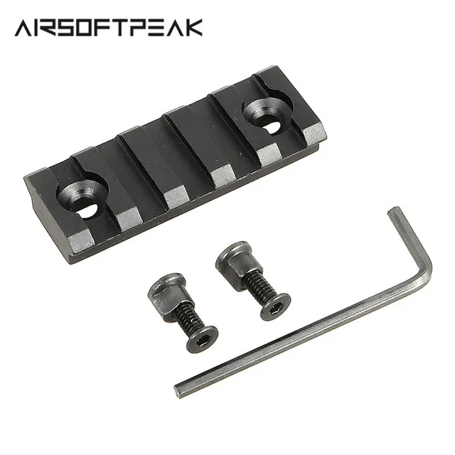 US $2.27 Tactical Rifle Scope 21mm Mount 5 Slot 54mm Keymod Weaver Picatinny Rail Hunting Shooting Military 