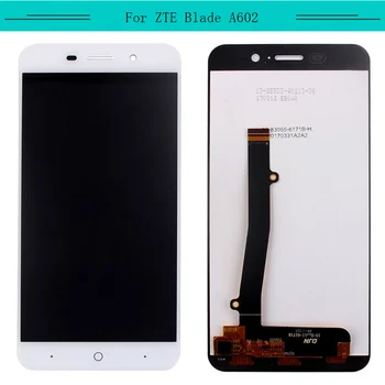 

Tested 3pcs/lot For ZTE Blade A602 Full LCD With Touch Screen Glass Digitizer Sensor Assembly Free Shipping