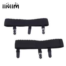 1 пара черные женские нескользящие жгут Высокая подвязка на бедро носок с ремешком держатель застежка подтяжки с зажимами для ночного клуба Вечерние