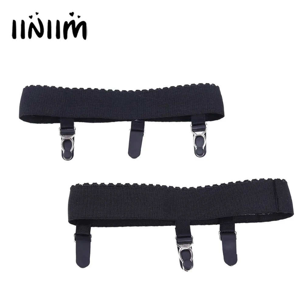 1 Pair Black Women Antiskid Harness High Thigh Garter Belt Sock Holder Fastener Suspender with Clips for Nightclub Party 1 Pair Black Women Antiskid Harness High Thigh Garter Belt Sock Holder Fastener Suspender with Clips for Nightclub Party