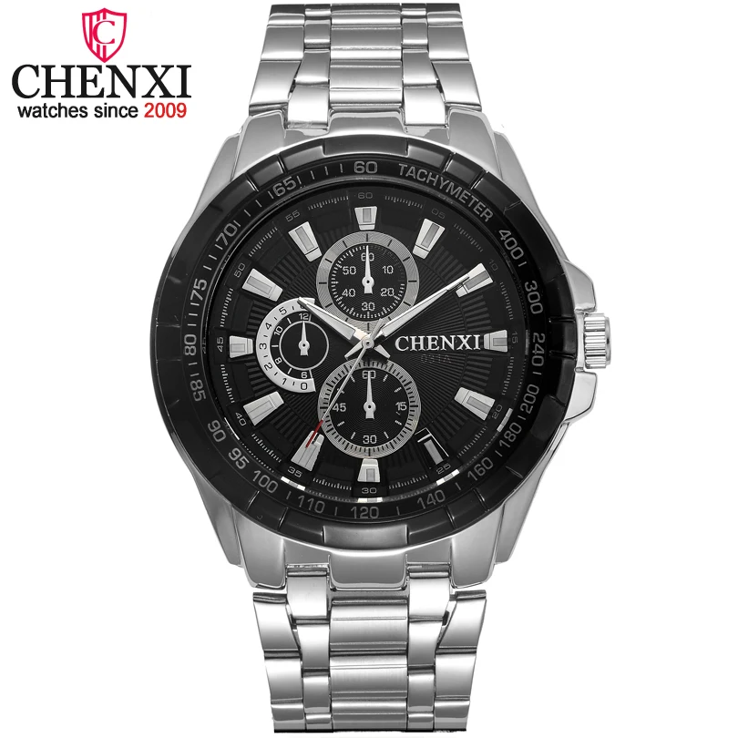 CHENXI Brand Top Luxury Classic Men Watches Stainless Steel Analog Male