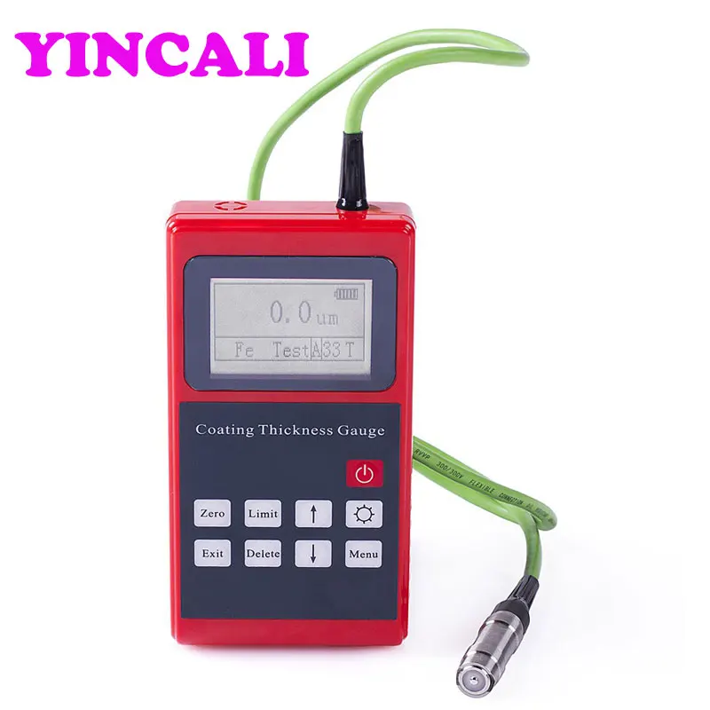 

Portable Coating Thickness Gauge Leeb210 Magnetic induction High Resolution Digital Thickness Tester Memory 500 Groups of Data