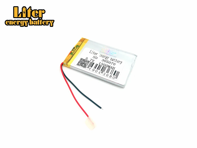 3,7 V полимерный литиевый аккумулятор 305070 035070 MP4 MP5 gps мобильный DVD 1500MA