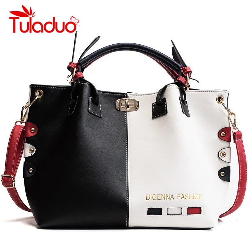 Preise TULADUO Marke Handtaschen Frauen Taschen PU Leder Schulter Taschen Für Frauen 2018 Große Kapazität Eimer Damen Taschen Bolsa Feminina 2018