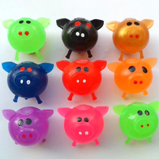 

1 Pcs Antistress Smash Pig Toys Decompression Ball Toy Slime Funny Toys