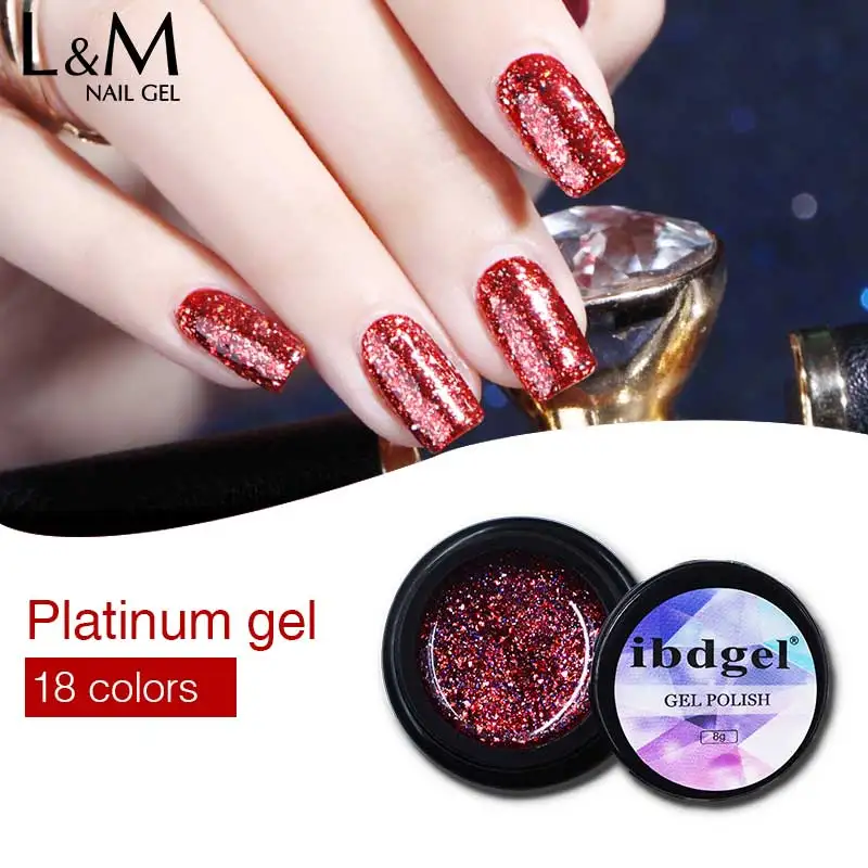 ibdgel-18-pcs-platinum-shining-gel-polish-whole-set-18-colors-varnishes-gel-nail-polish-gel-glitter-platinum-painting-nails-art