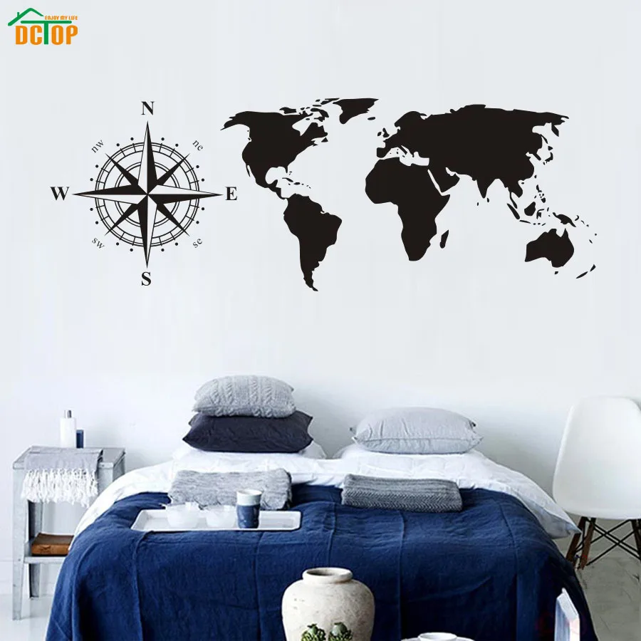 Mapa Del Mundo decoración pared vinilo grande atlas pegatina Mapa Del Mundo decoración pared vinilo grande atlas pegatina
