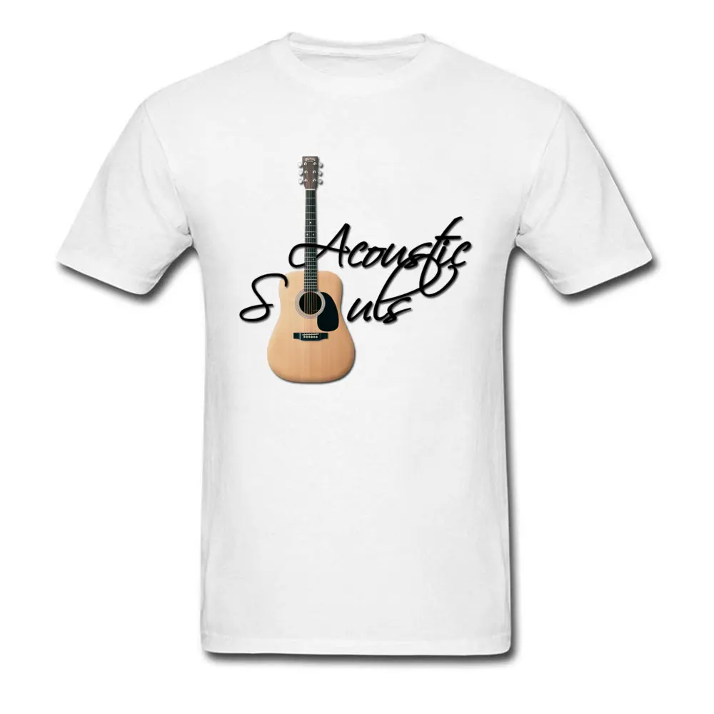 

Drop Ship Discount Men T Shirts Acoustic Souls Electricity Guitar Music College Club Tshirts Custom Own Design Print T-Shirt Man