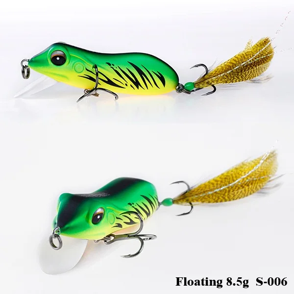 Роскошная серия бренд SFT тип лягушка рыболовная приманка Fishfrog bass sneakhead Crankbait симуляция лягушка искусственная приманка - Цвет: S006F