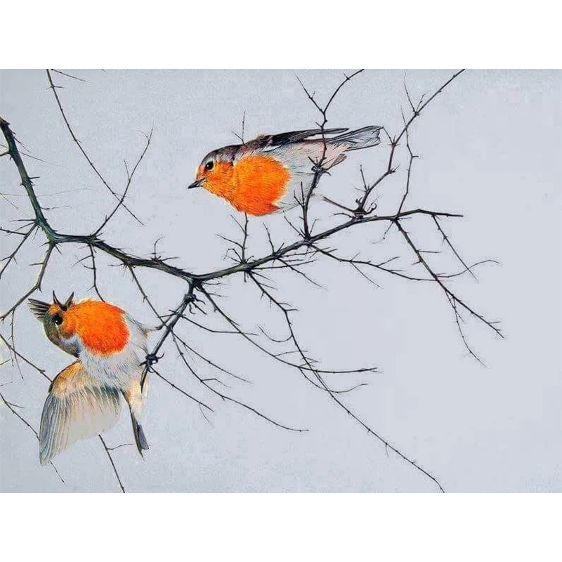 

Full Square/Round Drill 5D DIY Diamond Painting "Animal bird" 3D Embroidery Cross Stitch Mosaic Rhinestone Home Decor Gift