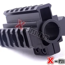 Фирменное металлическое Крепление 20 мм с тремя направляющими Picatinny Weaver, крепление для винтовки, Крепление прицела винтовки