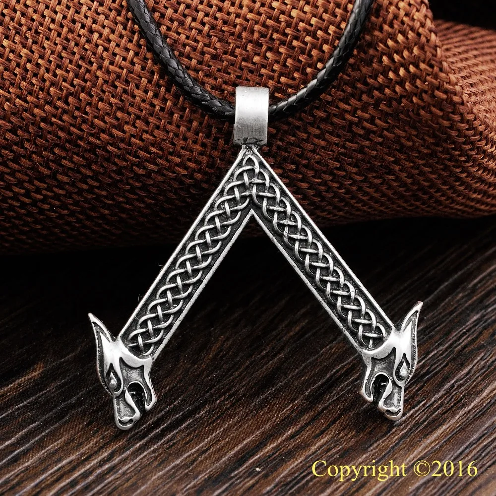 

LANGHONG 10pcs Elder Futhark Rune Amulet Pendant Kenaz Kaunan Rune Yggdrasil Viking Amulet Runic Nordic Talisman Pendant