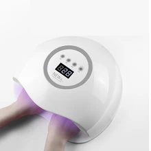 72 светодио дный Вт УФ светодиодная лампа для ногтей Сушилка для ногтей лампа для маникюра 72 Вт умный ЖК-дисплей маникюрные инструменты
