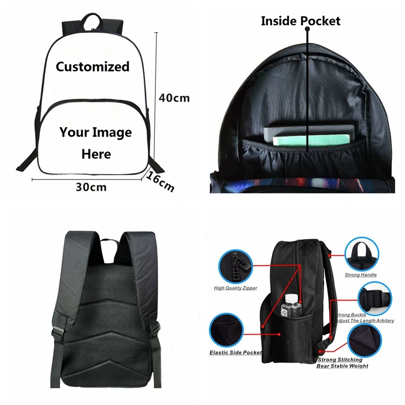 Новые странные вещи школьные сумки для подростков Bookbag Рюкзак мальчиков Mochila