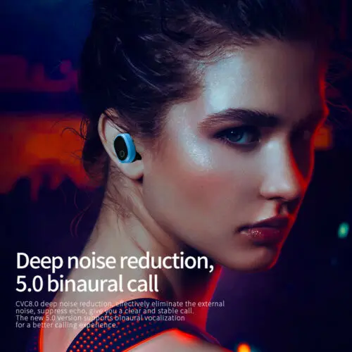 Mini Bluetooth 5 0 Stereo Headset In Ear Wireless Gaming Sport Earphone Earbud HiFi Bass Stereo Earphones Waterproof Handfree