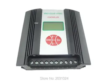 

24VDC input 600W Hybrid Wind Solar Charge Controller , Wind regulator