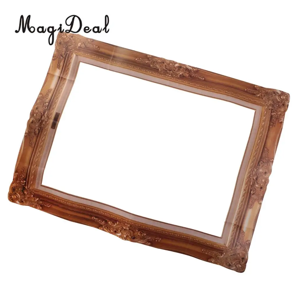 MagiDeal 1Pc Vintage Photo Booth Prop Frame Background for Wedding Birthday  Graduation Christmas Party Item 2/ Item 1 Two Sizes